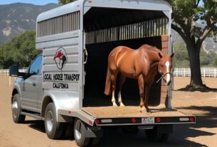 Local horse transport California